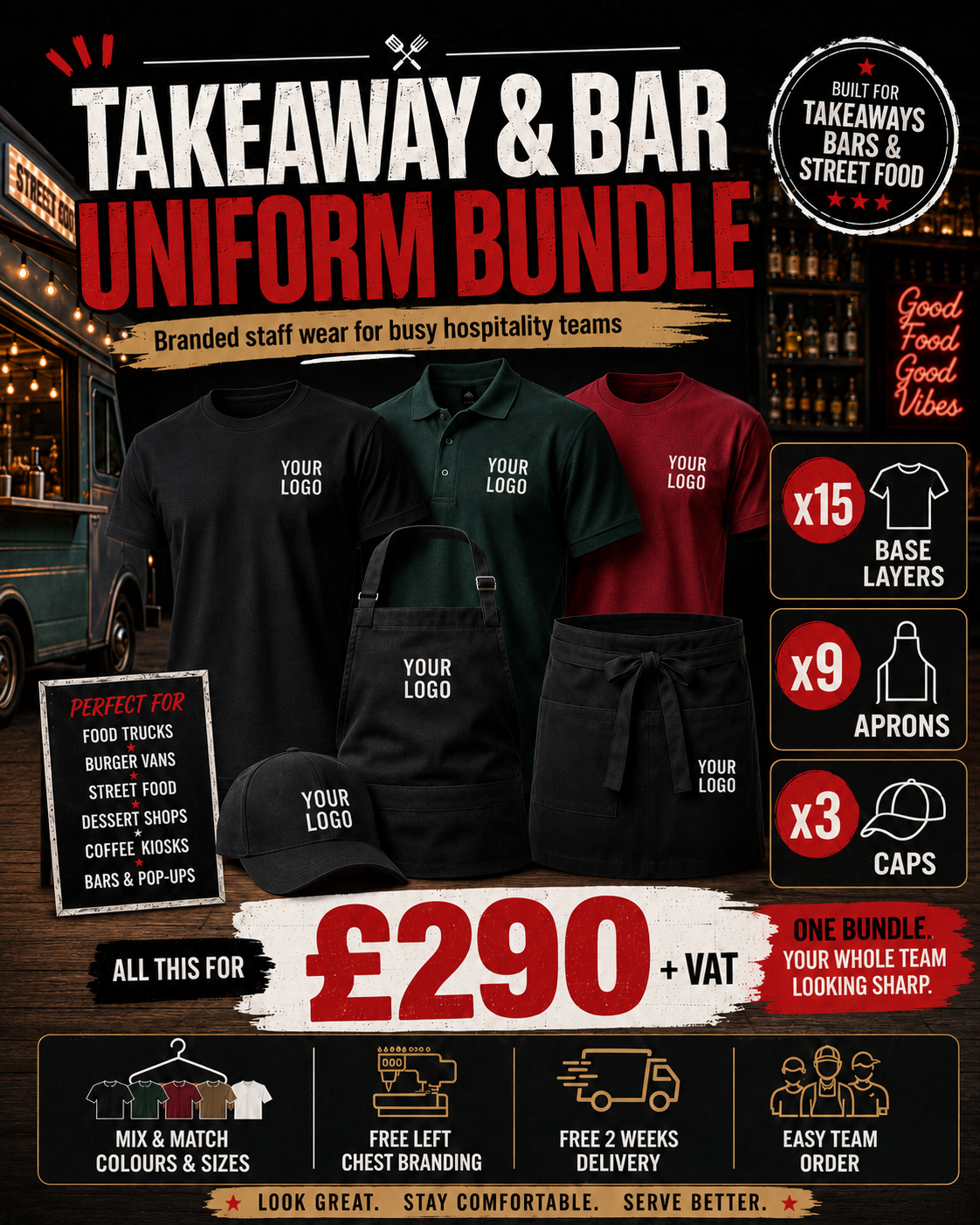 Takeaway & Bar Uniform Bundle main image