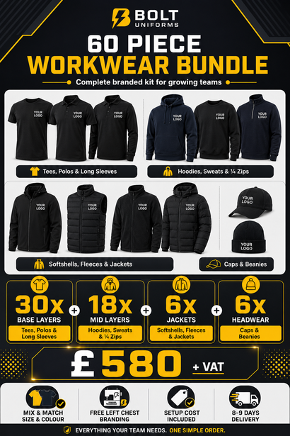 60 Piece Complete Workwear Bundle main image