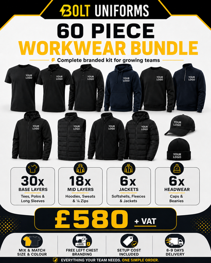 60 Piece Complete Workwear Bundle main image