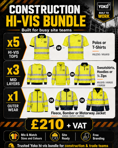 9 Piece Hi Vis Workwear Bundle main image