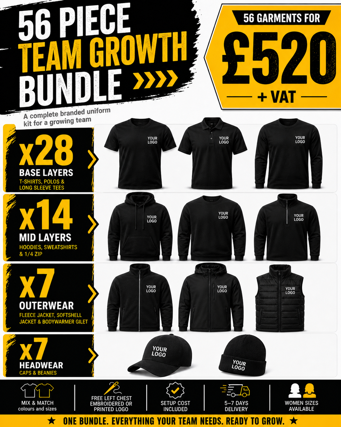 56 Item Workwear Bundle