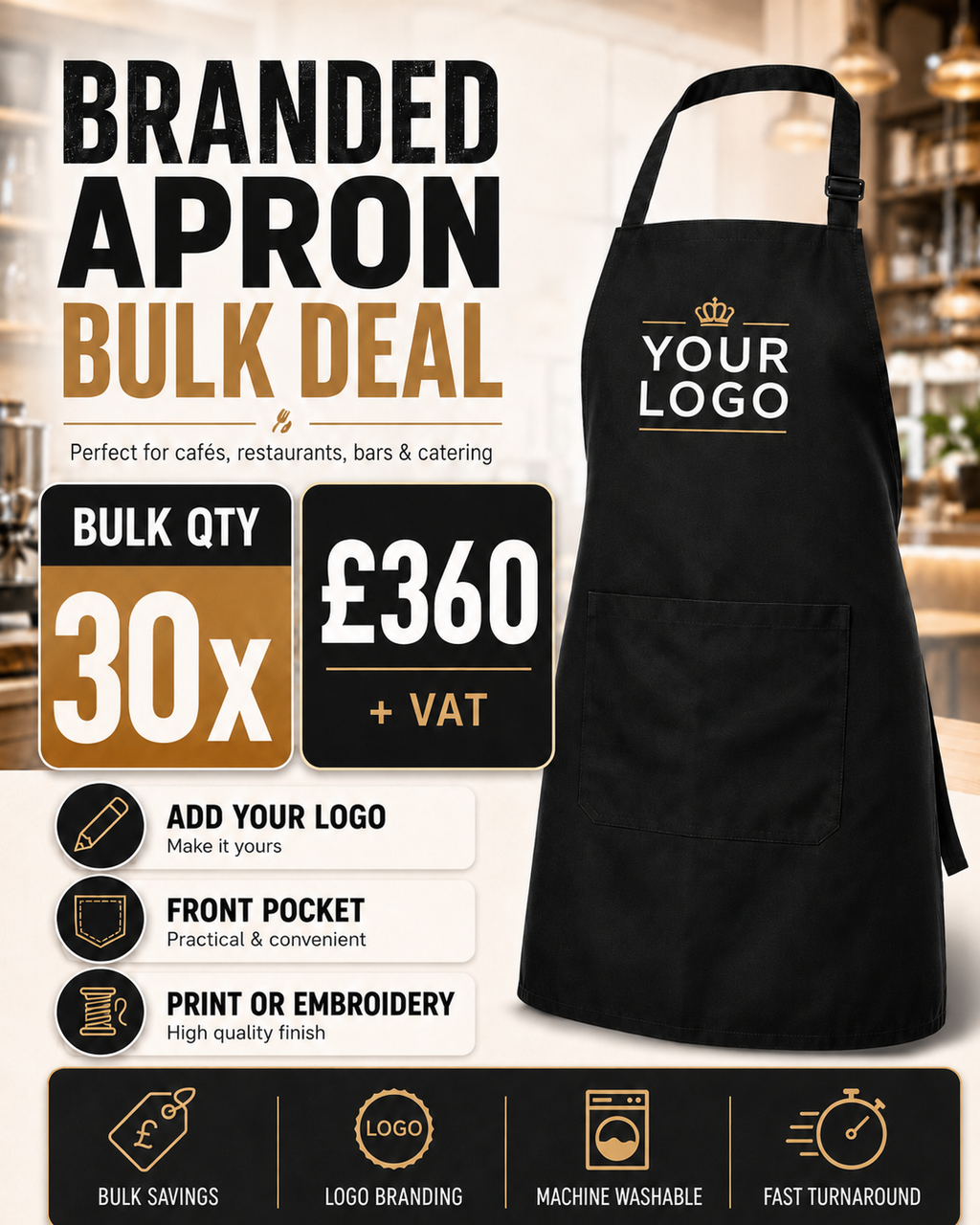 Premier Apron x30 Bulk Deal