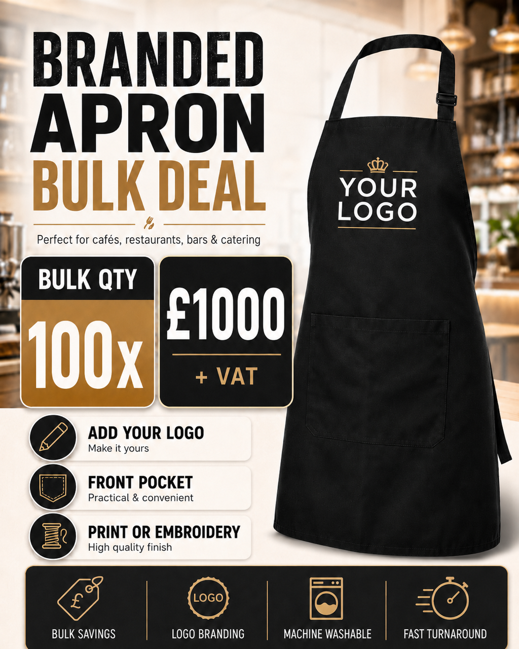 Premier Apron x100 Bulk Deal