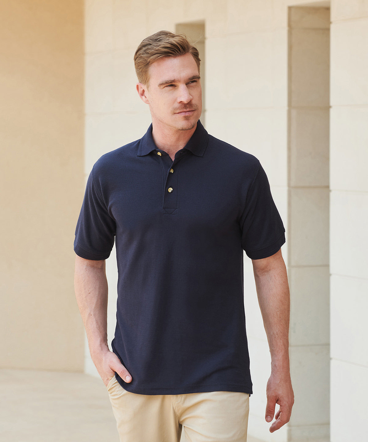 Ultimate 65/35 polo shirt — lifestyle