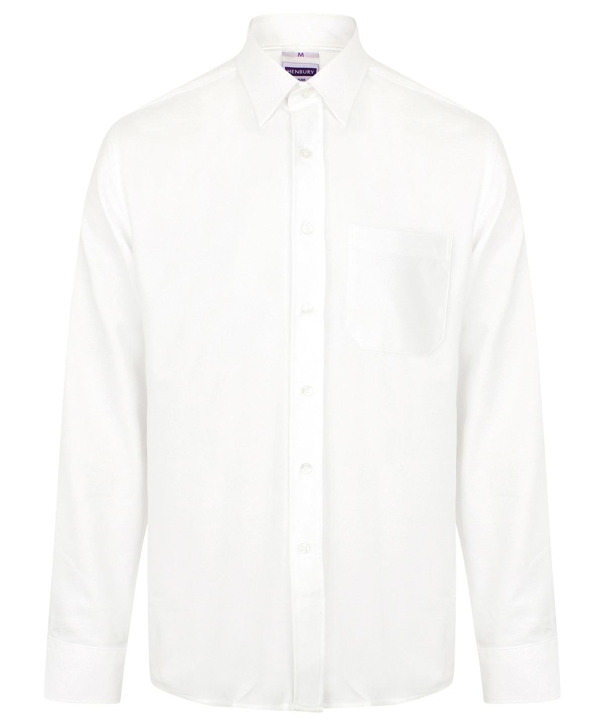 Wicking antibacterial long sleeve shirt — White
