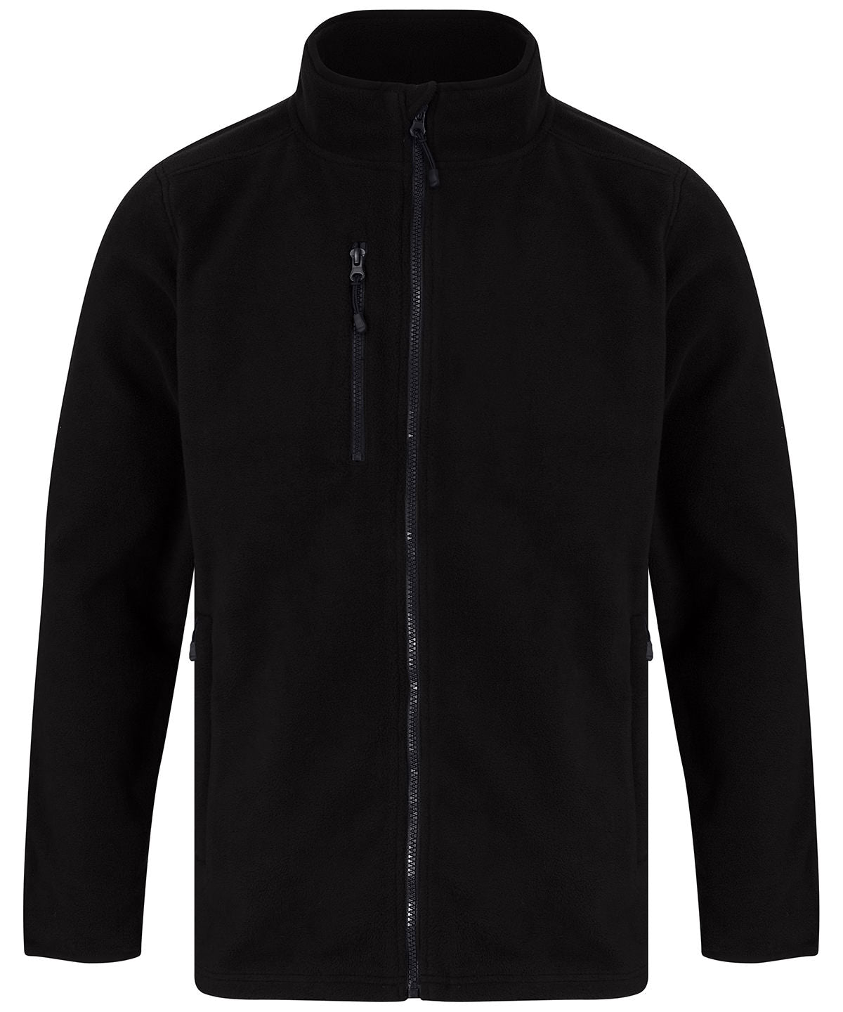 Recycled polyester microfleece jacket — lifestyle
