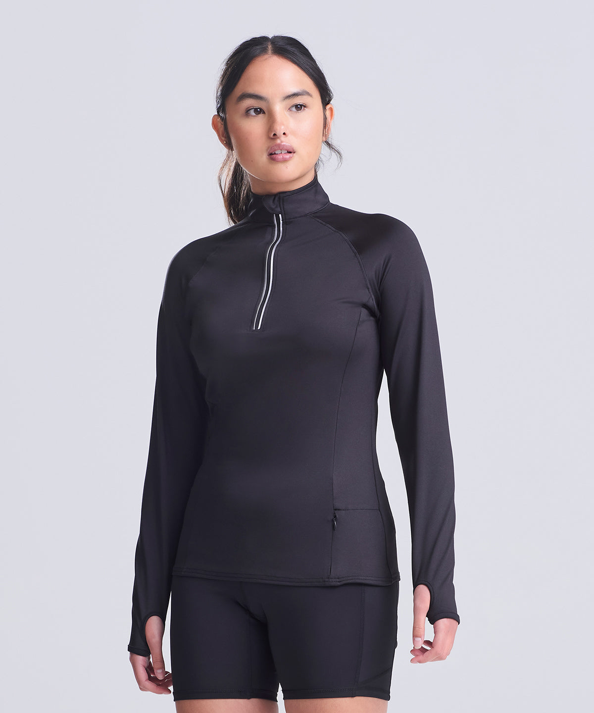 Women's Cool Flex long half-zip top — lifestyle