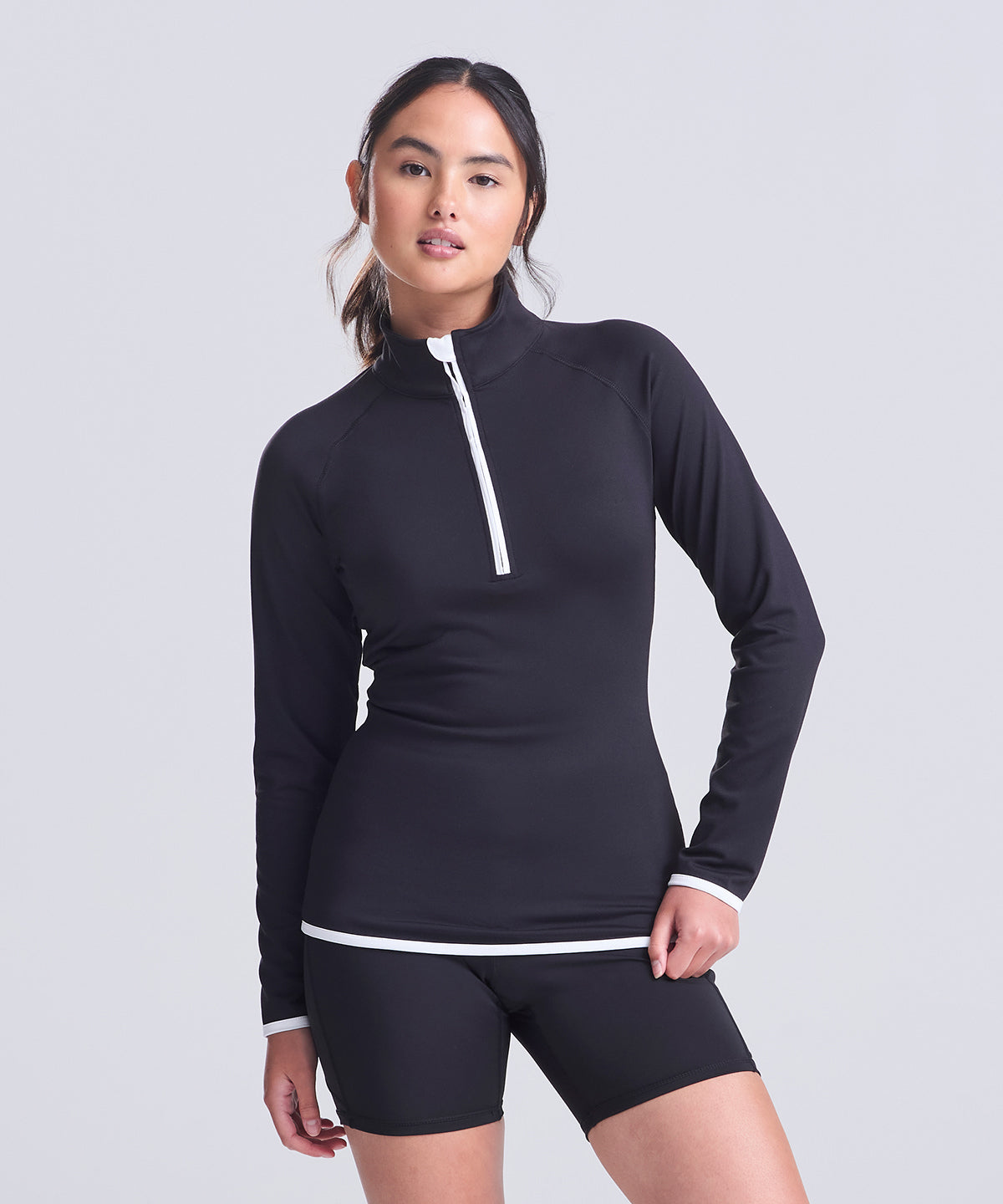 Women's cool ½ zip sweatshirt — lifestyle