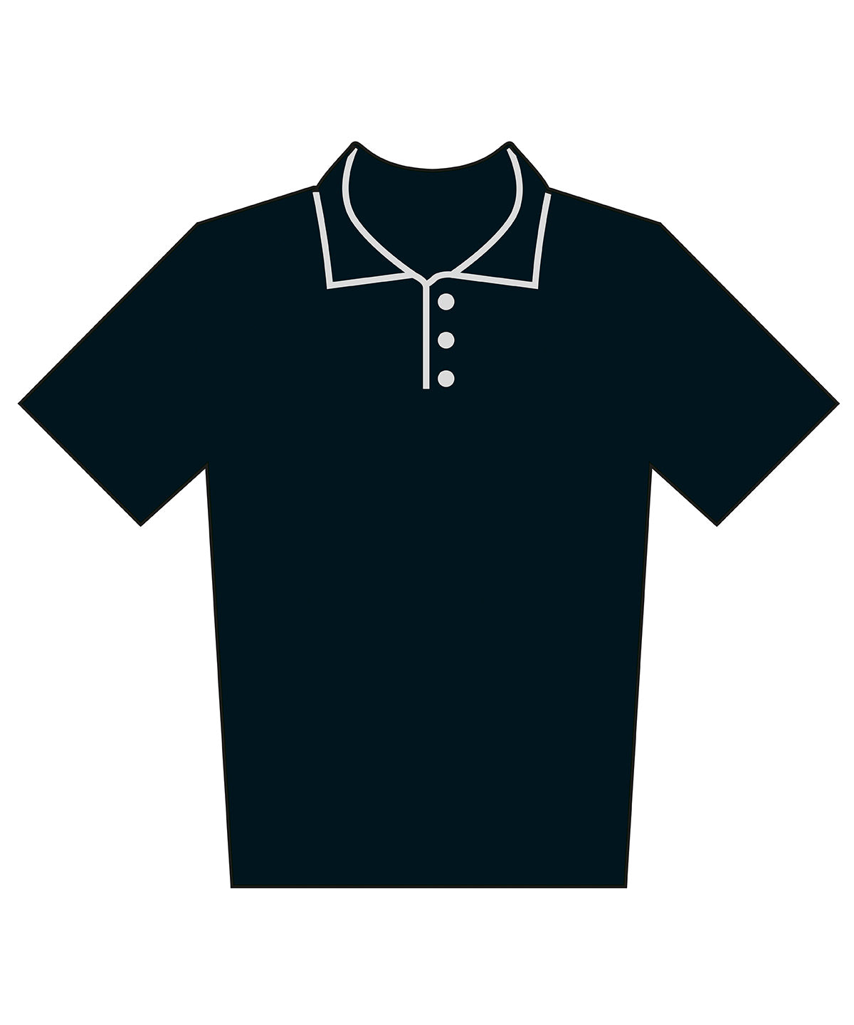 Adults team polo shirt — Black
