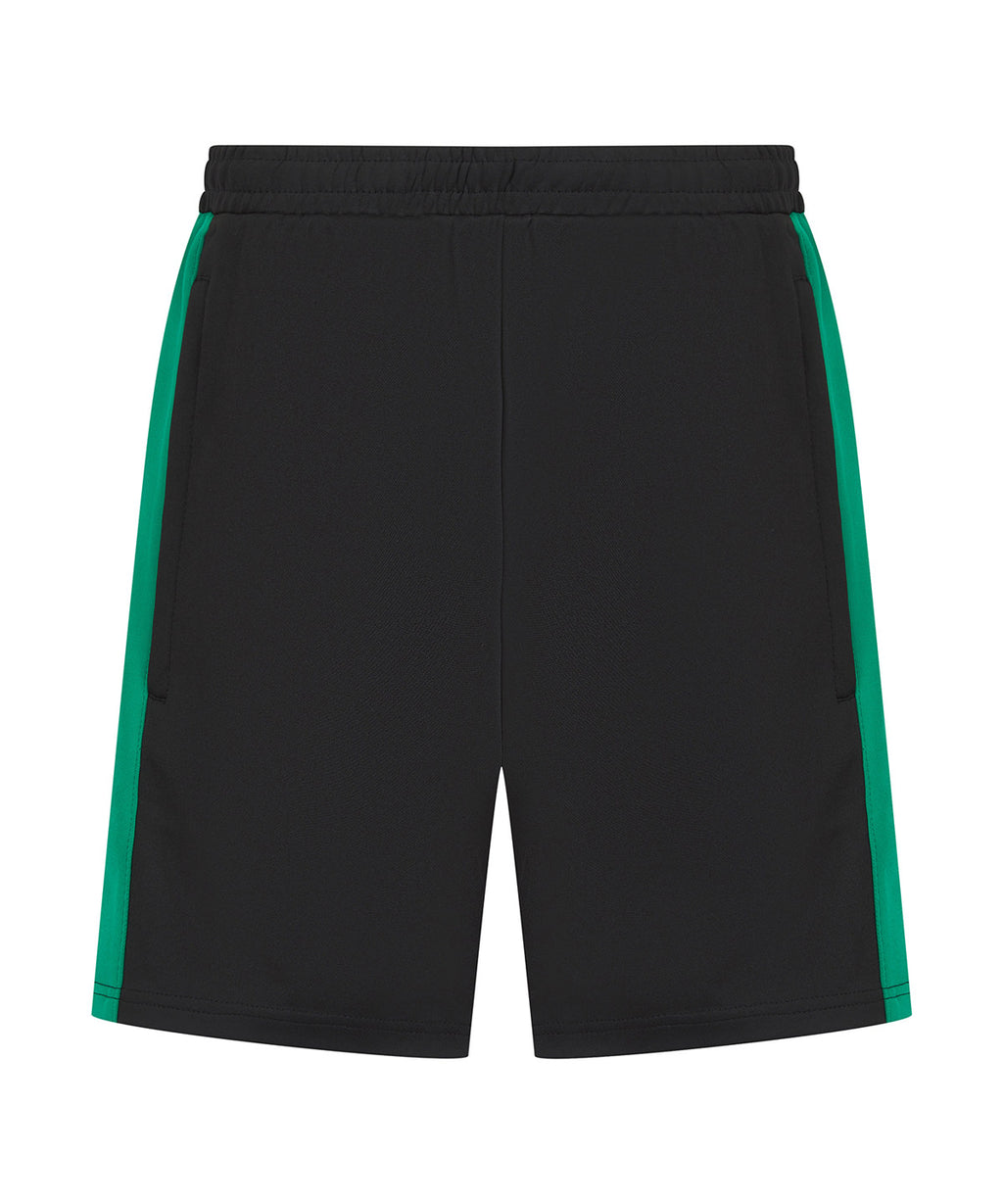 Knitted shorts with zip pockets