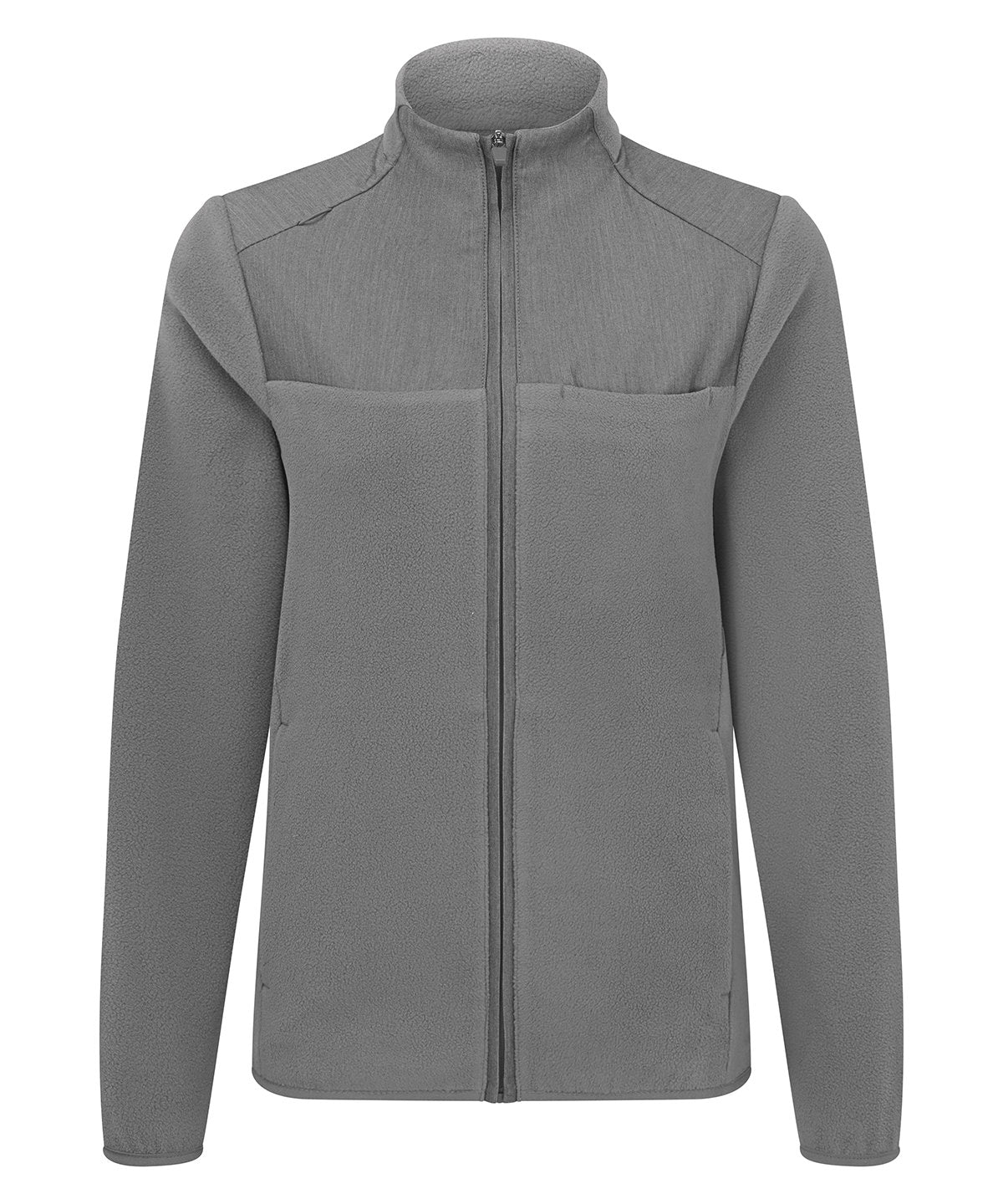 'Agility' women's panelled fleece jacket — Dynamo Grey