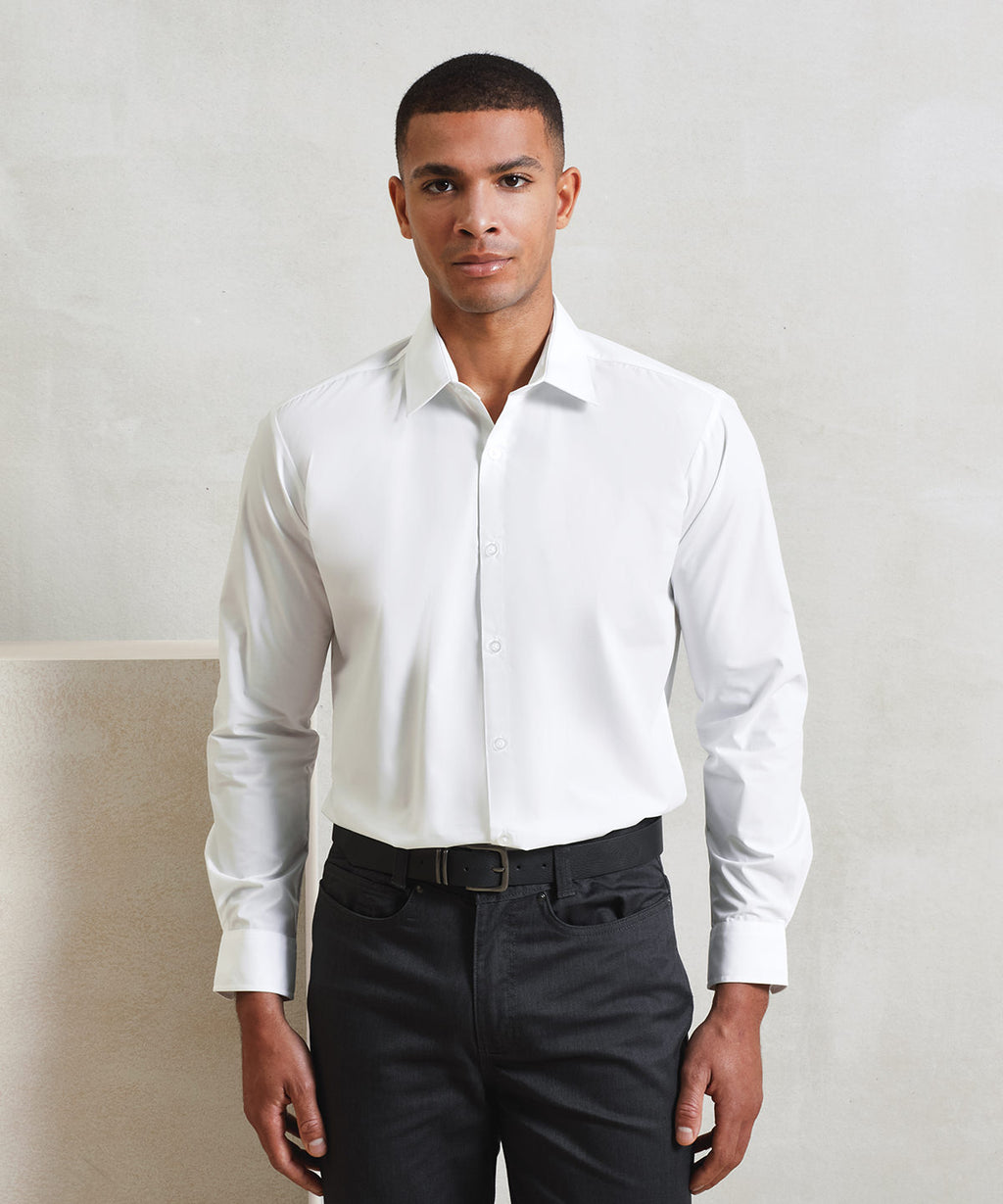Supreme poplin long sleeve shirt — lifestyle