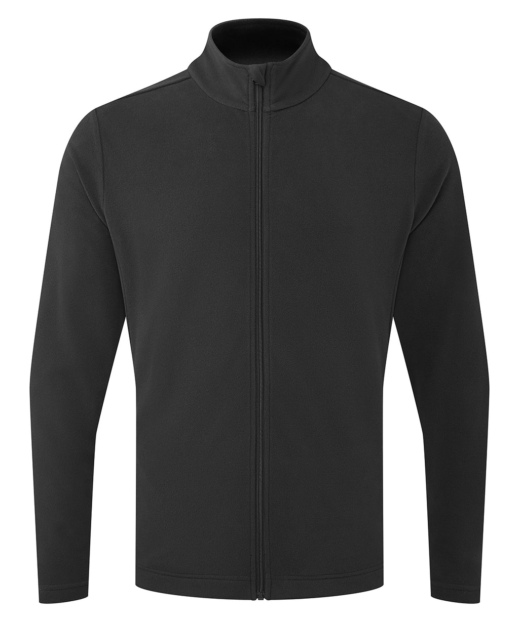 'Recyclight Ultra' full-zip microfleece — Black