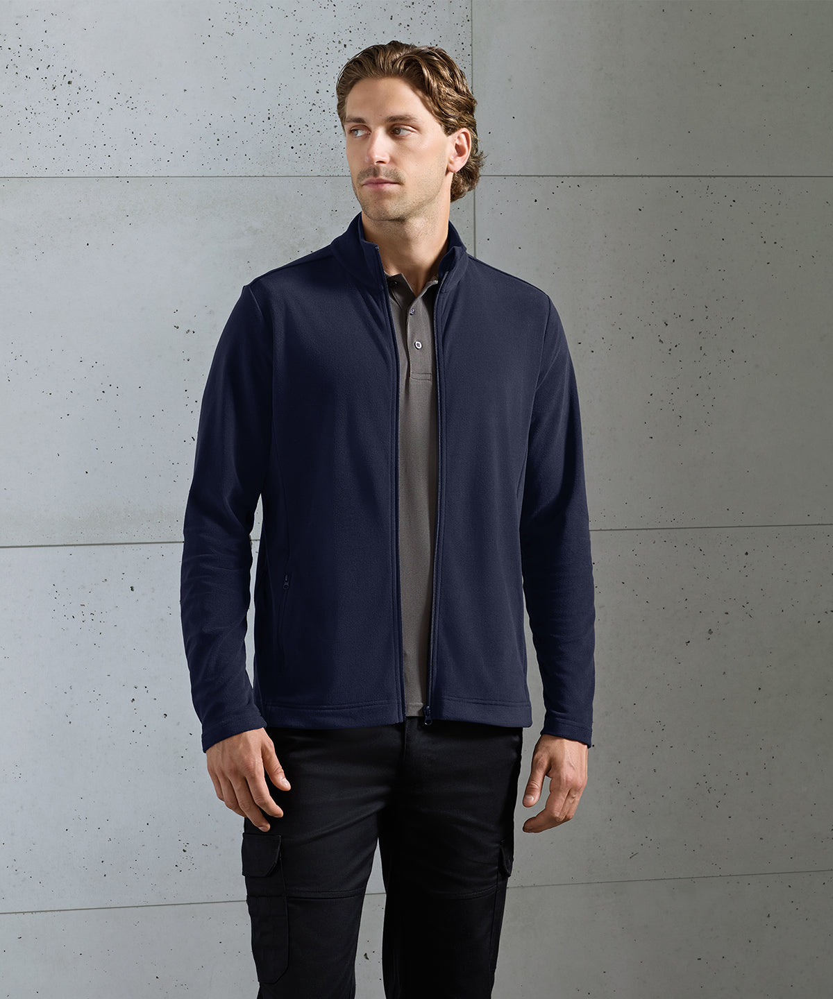 'Recyclight Ultra' full-zip microfleece — lifestyle