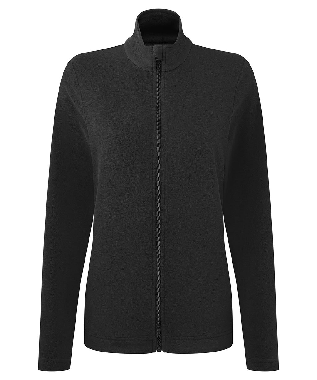 Women's 'Recyclight Ultra' full-zip microfleece — Black