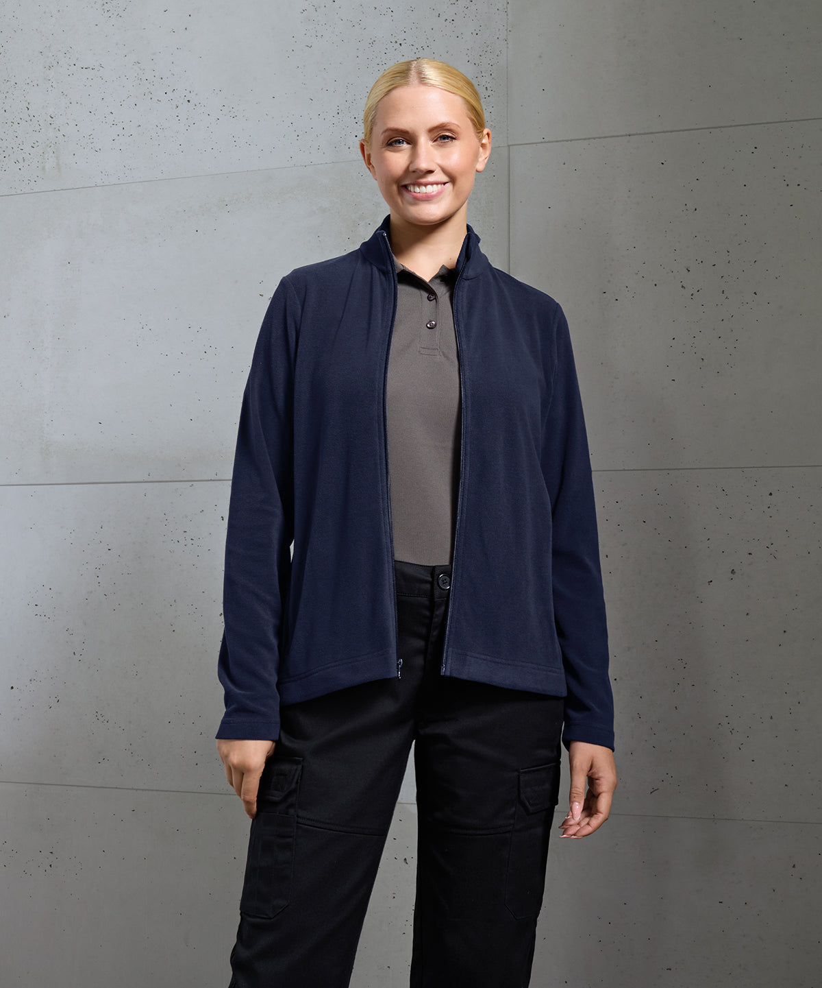 Women's 'Recyclight Ultra' full-zip microfleece — lifestyle
