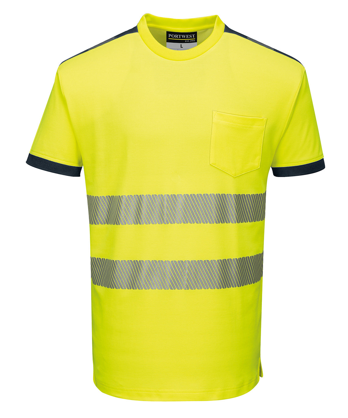 PW3 Hi-vis t-shirt (T181) — Yellow/Black