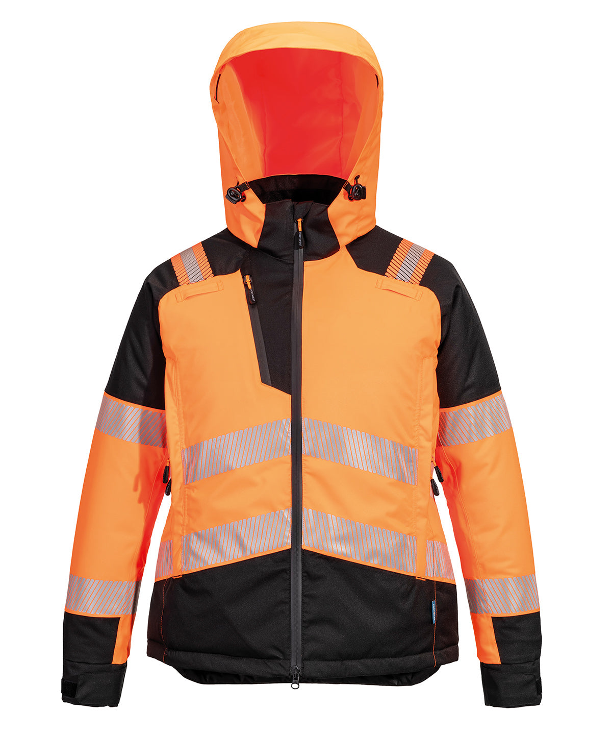 Women’s PW3 Hi-vis winter jacket (T162) — Orange/Black