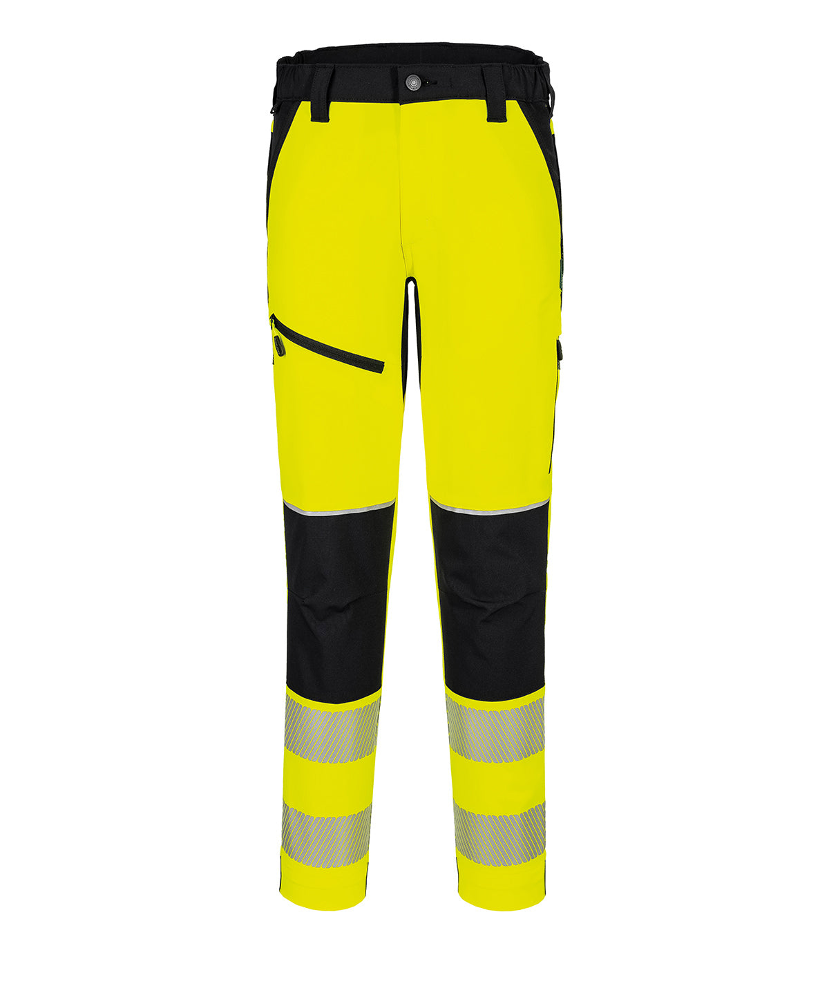 PW3 Hi-vis stretch trousers (T140) — Yellow/Black