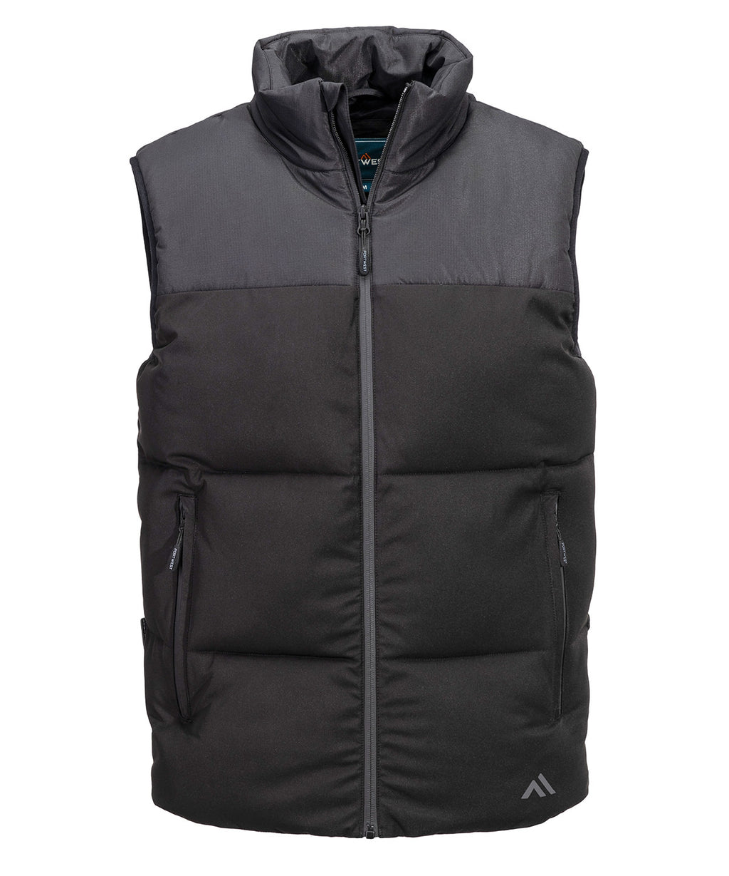 KX3 Sport insulated baffle bodywarmer (KX305) — Black