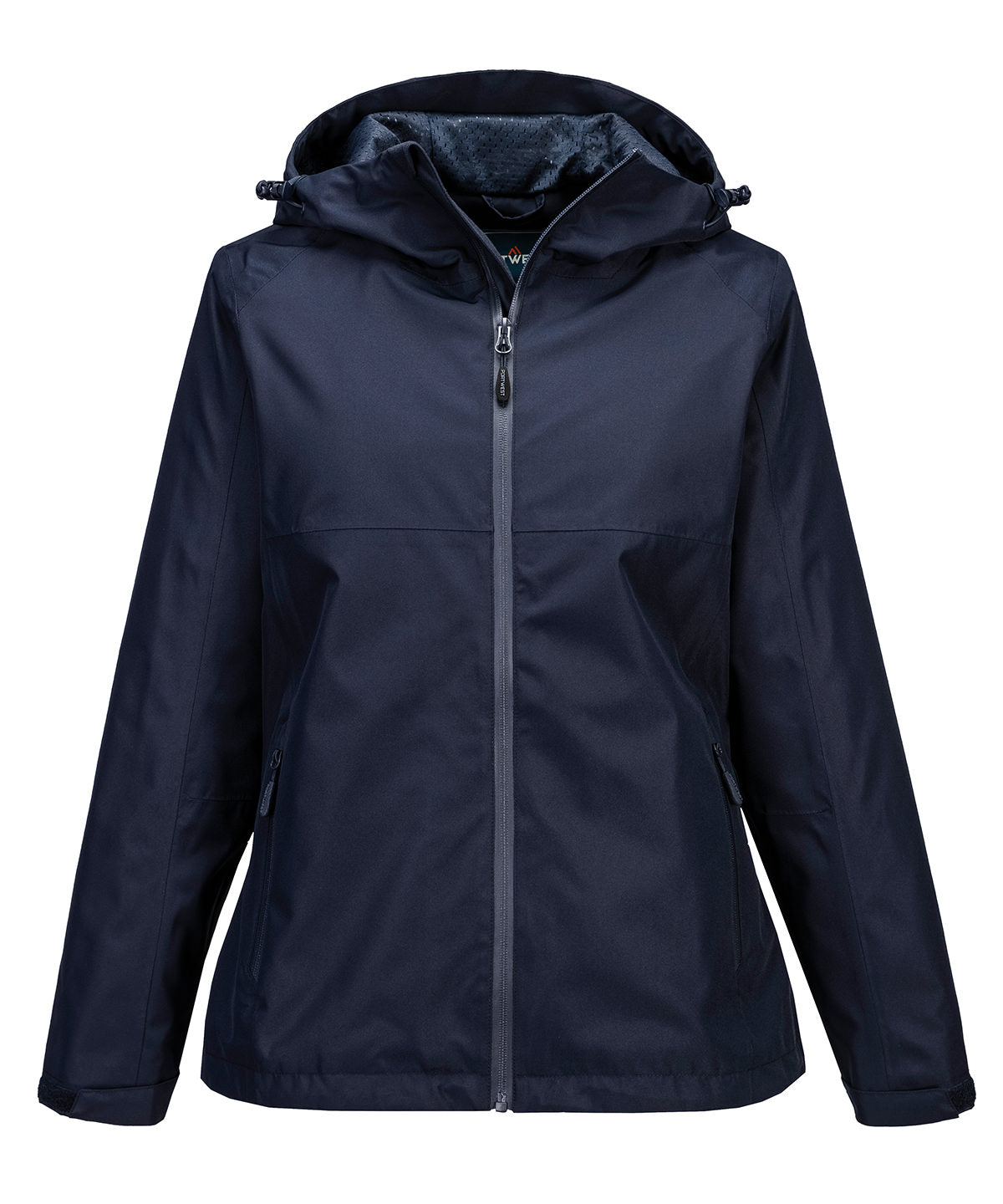 Women’s professional rain jacket (S614) — Navy