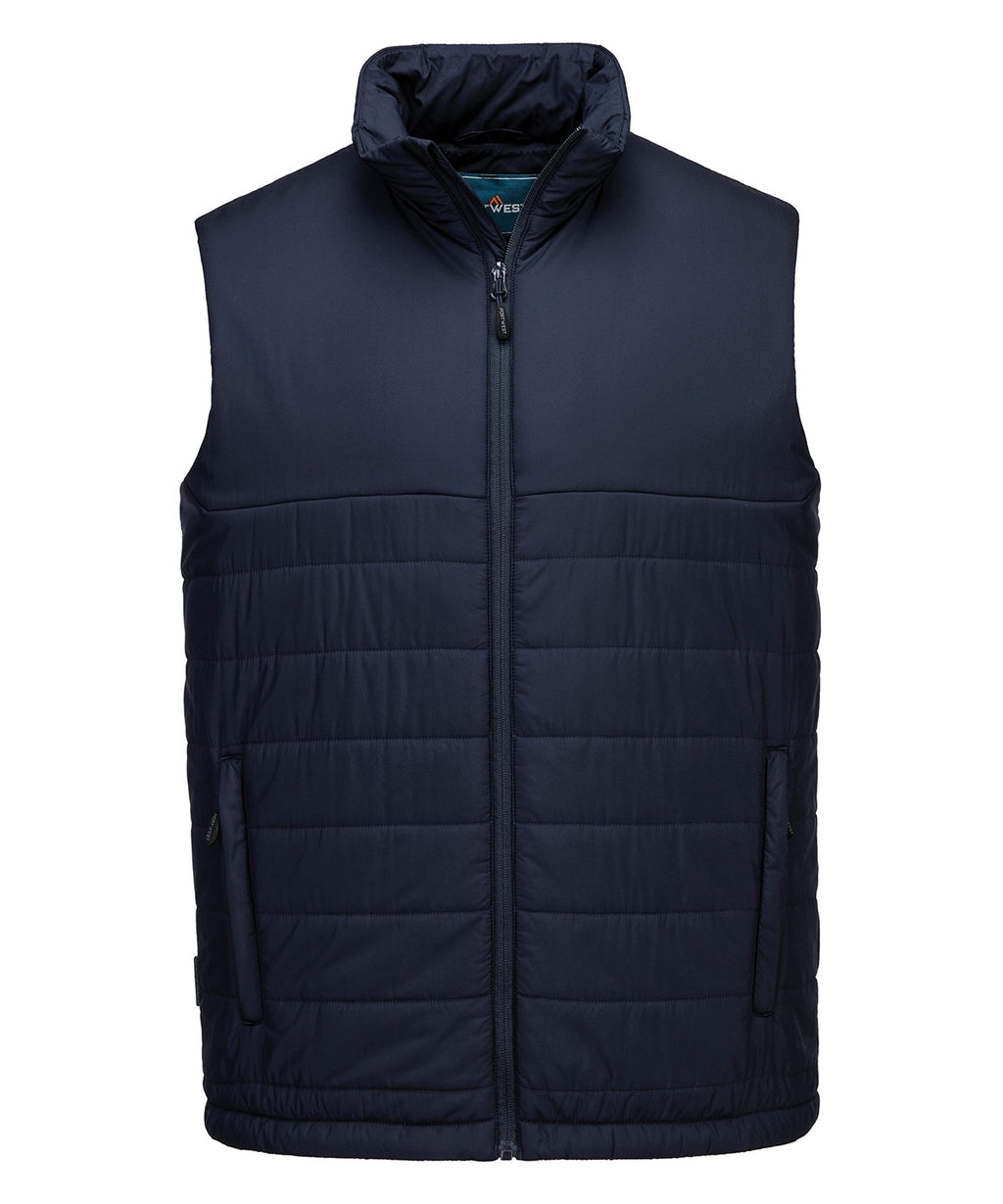 Professional insulated baffle gilet (S606) — lifestyle