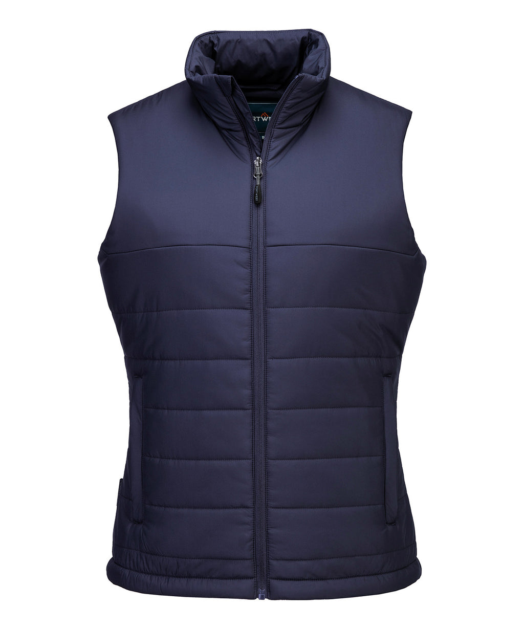 Women’s professional insulated baffle gilet (S607) — lifestyle