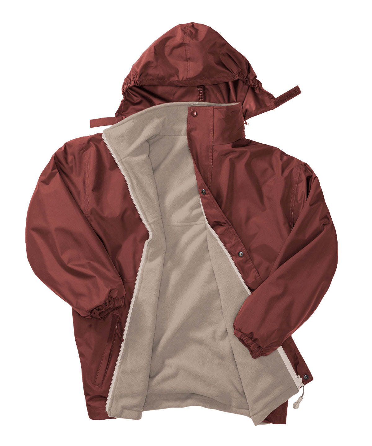 R160A Burgundy/Camel garment image