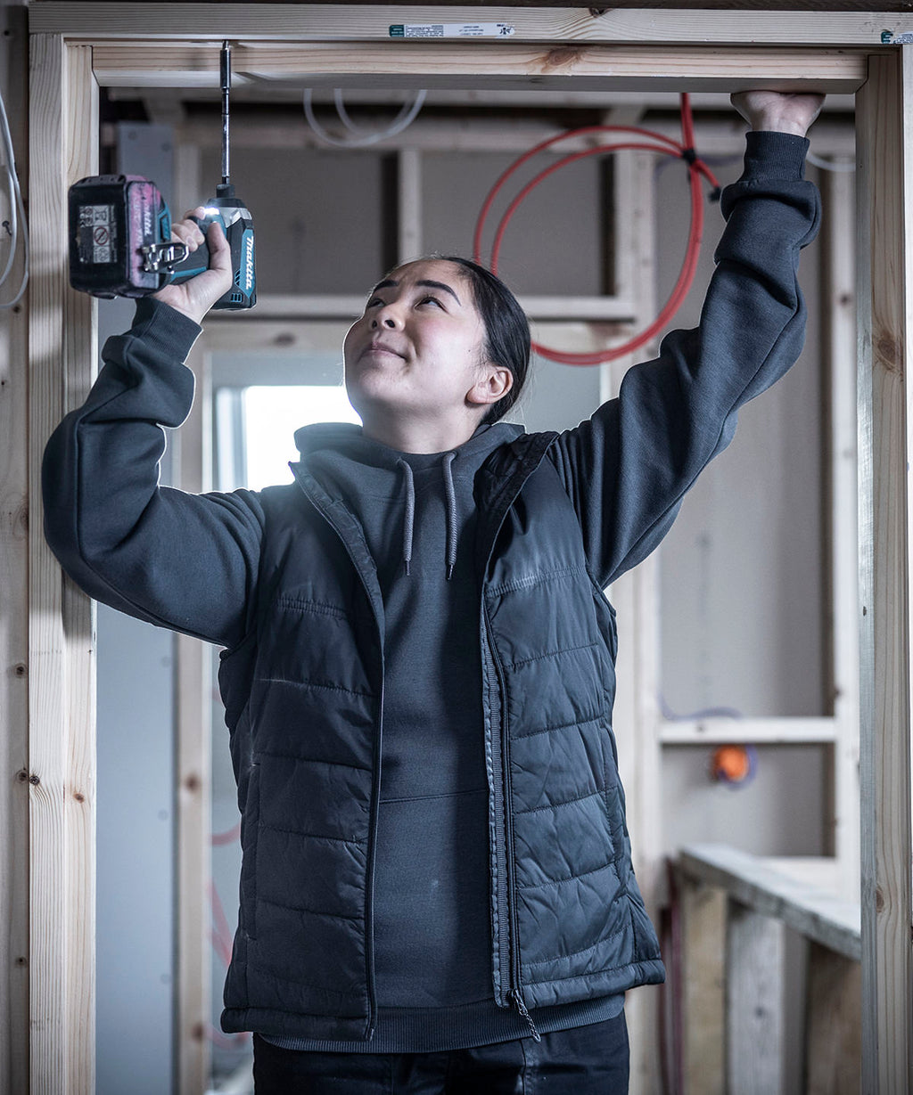 Women's Stage II insulated bodywarmer — lifestyle