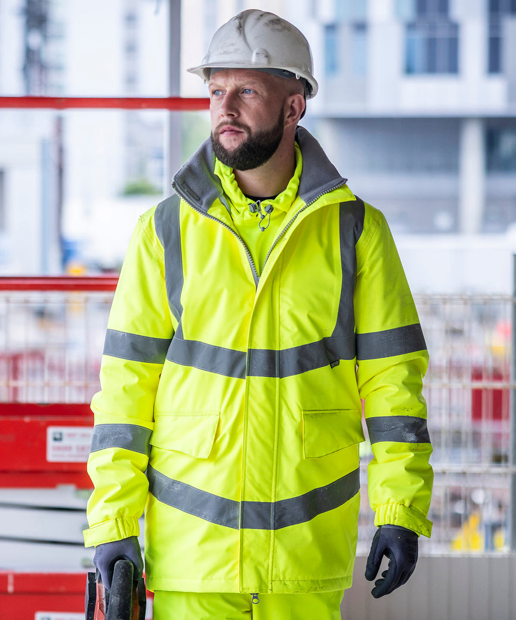 Hi-vis Pro contract Dover parka — lifestyle