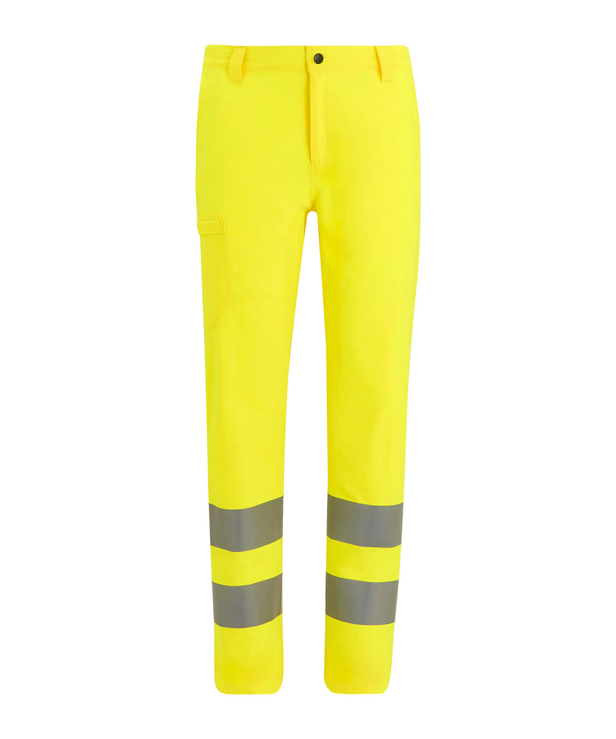 Hi-vis pro contract stretch action trousers — Yellow