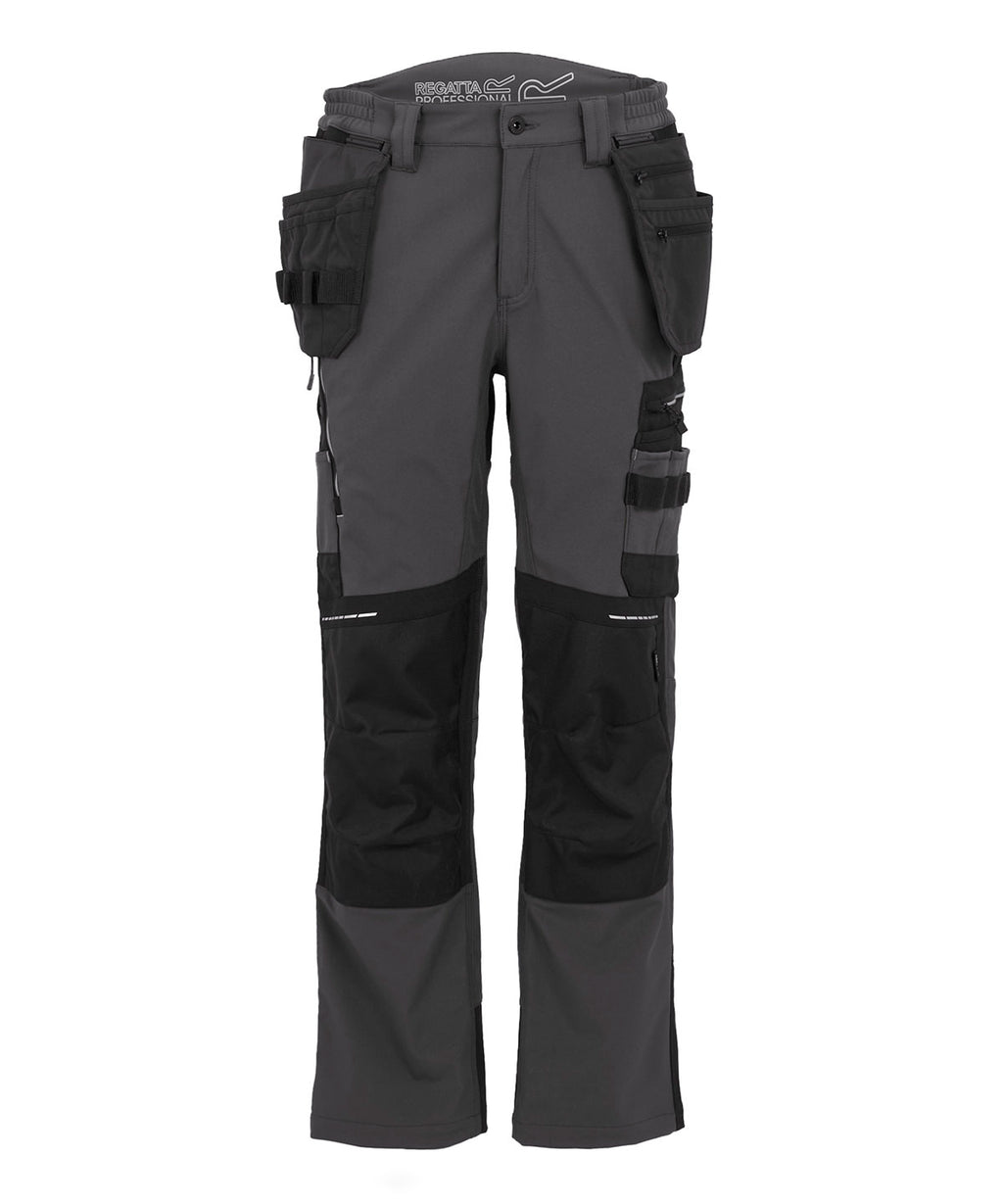 4-Tex stretch holster trousers — Slate Grey/Black