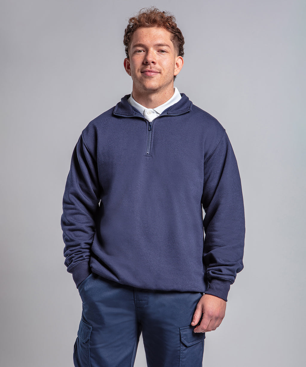 Pro ¼-neck zip sweatshirt (RX305)