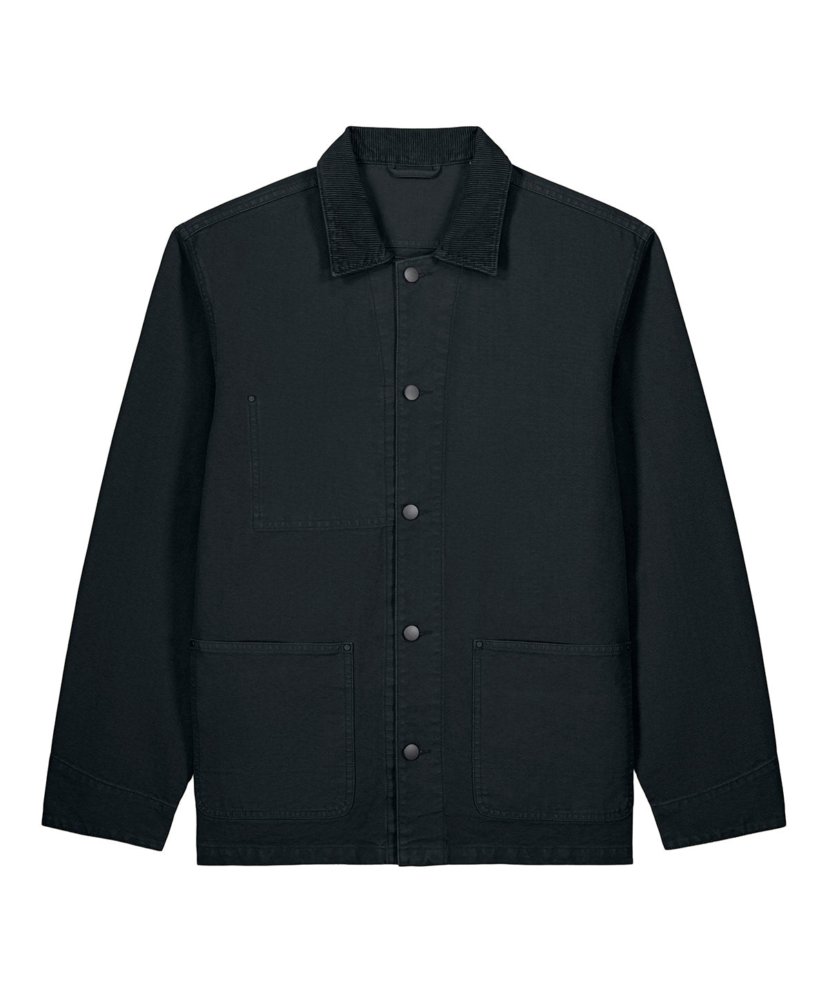 Chore jacket (STJU294) — Garment Dyed Black