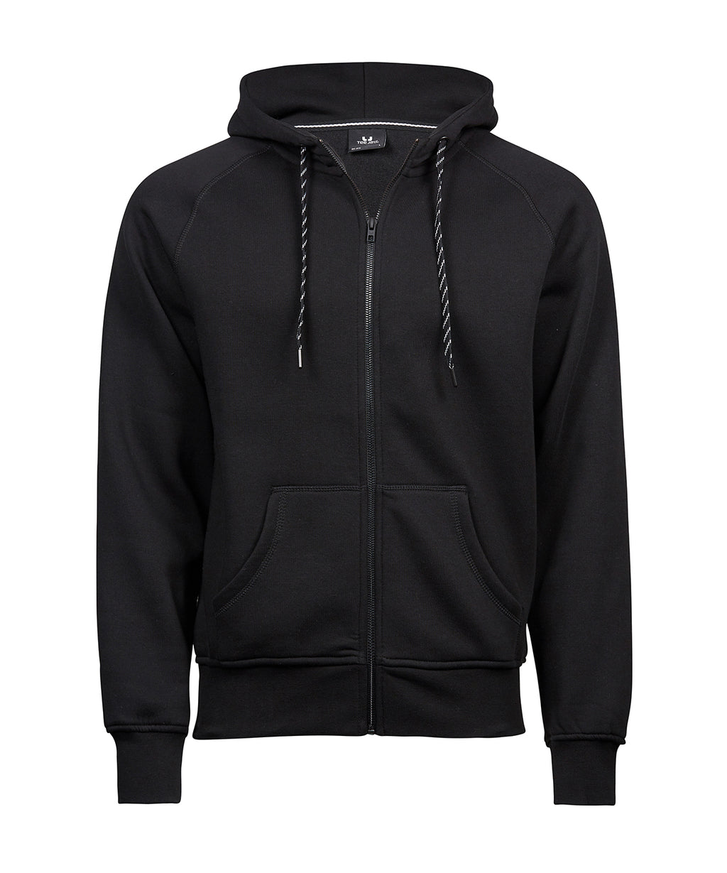 Fashion full-zip hoodie (5435) — Black