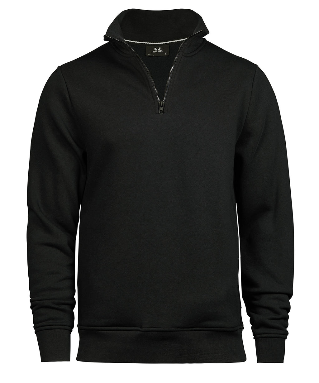 Half-zip sweatshirt (5438) — Black