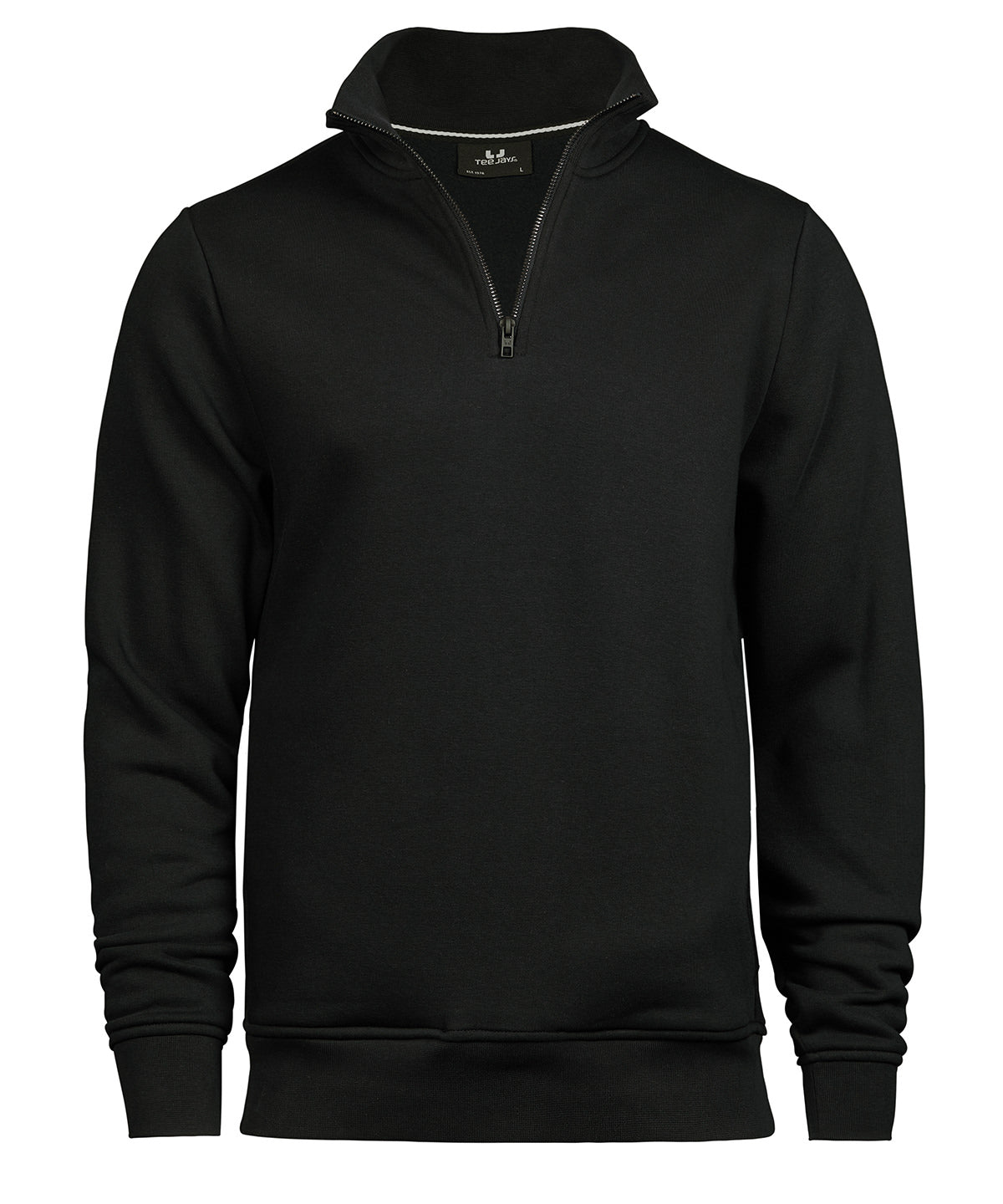 Half-zip sweatshirt (5438) — Black