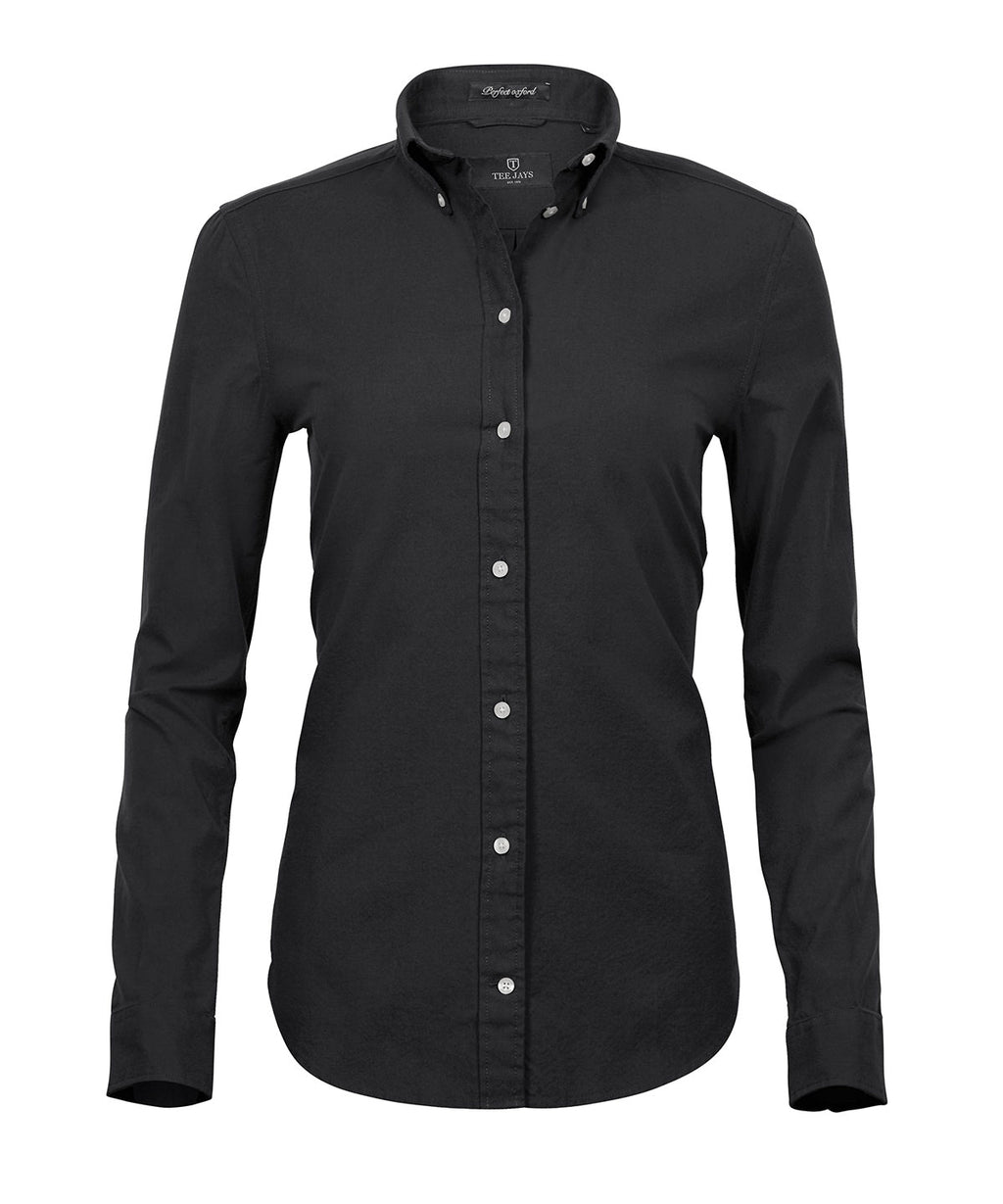 Women’s perfect Oxford shirt (4001) — Black