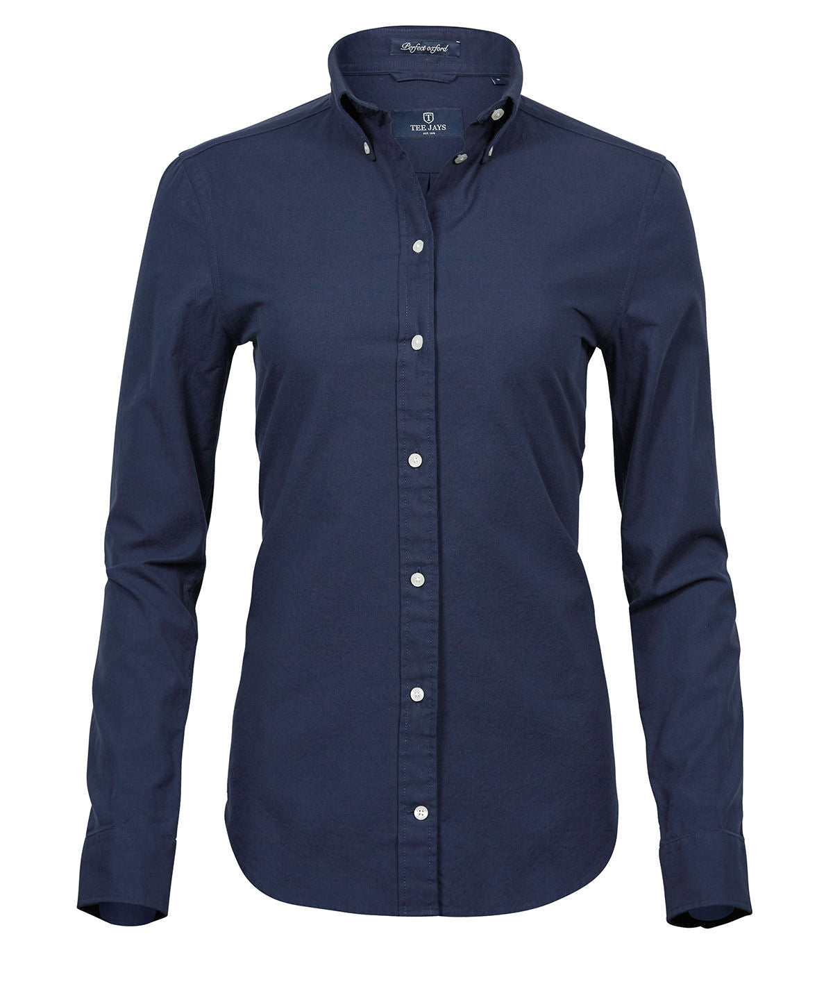 Women’s perfect Oxford shirt (4001) — Navy