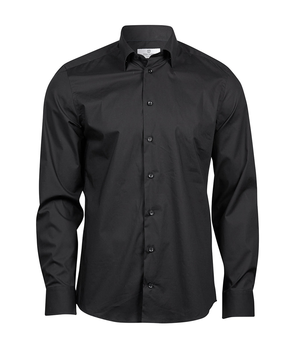 Stretch luxury shirt (4024) — Black