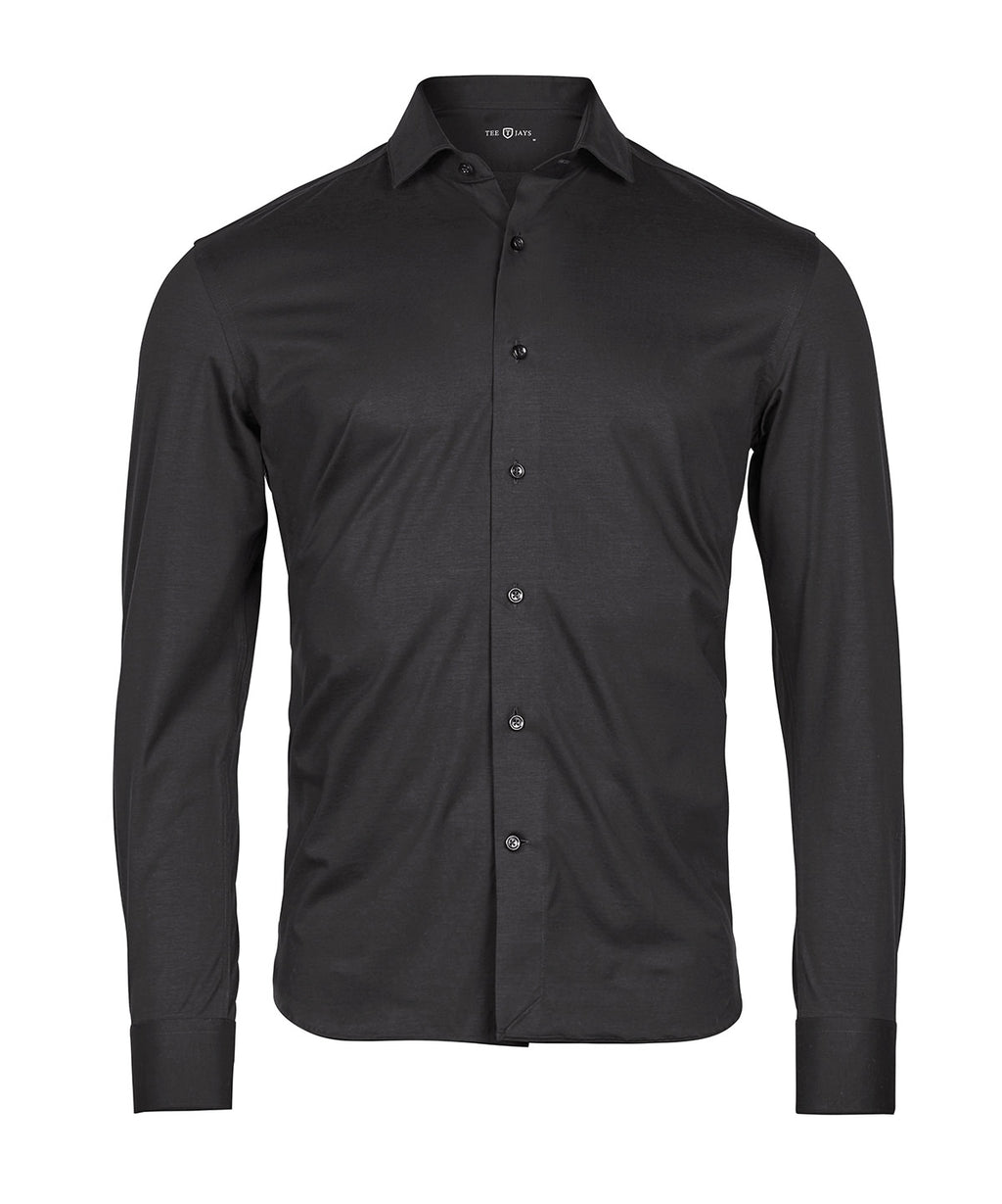 Active stretch shirt (4030) — Black