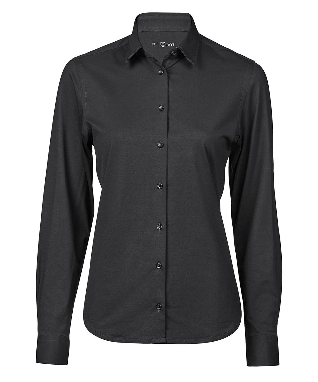 Women’s active stretch shirt (4031) — Black