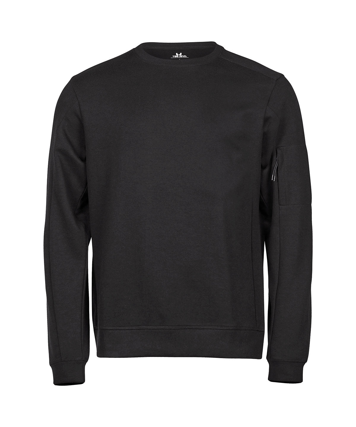 Athletic crew neck sweatshirt (5700) — Black