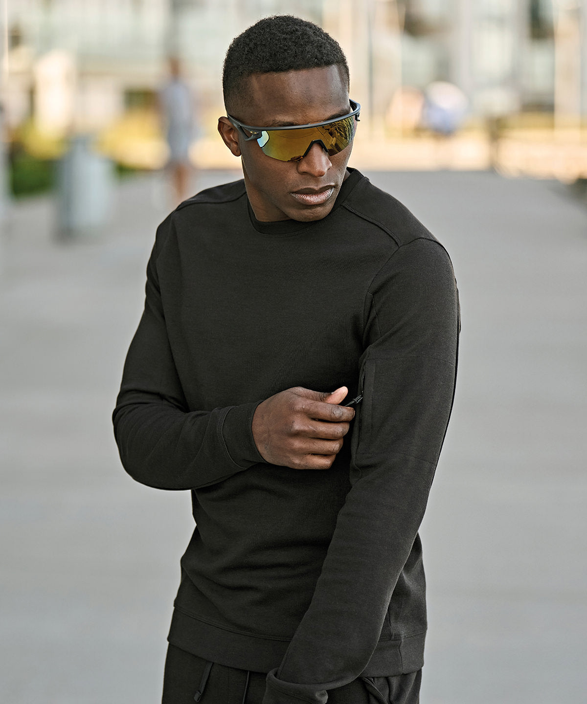 Athletic crew neck sweatshirt (5700) — lifestyle