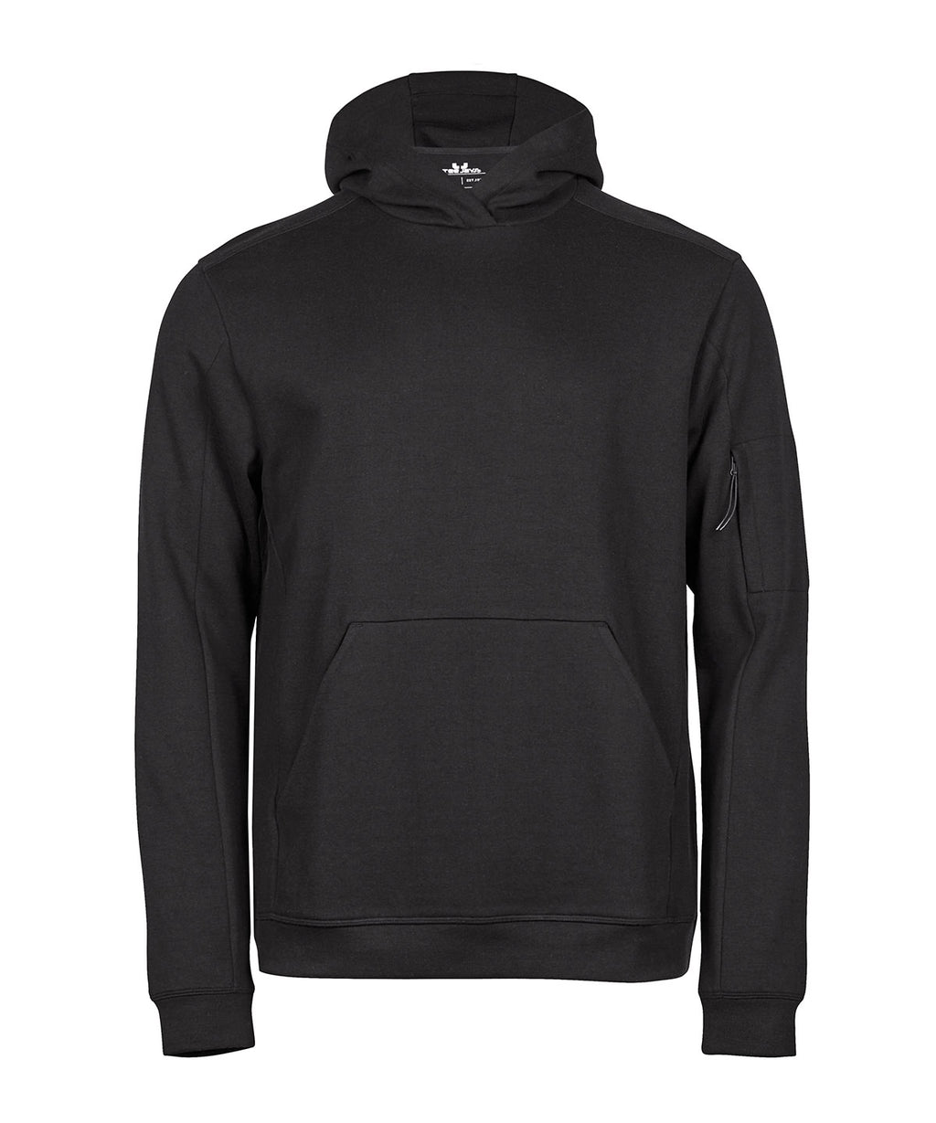 Athletic hooded sweatshirt (5702) — Black