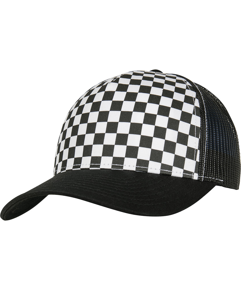 Checkerboard retro trucker (6506CB) — lifestyle