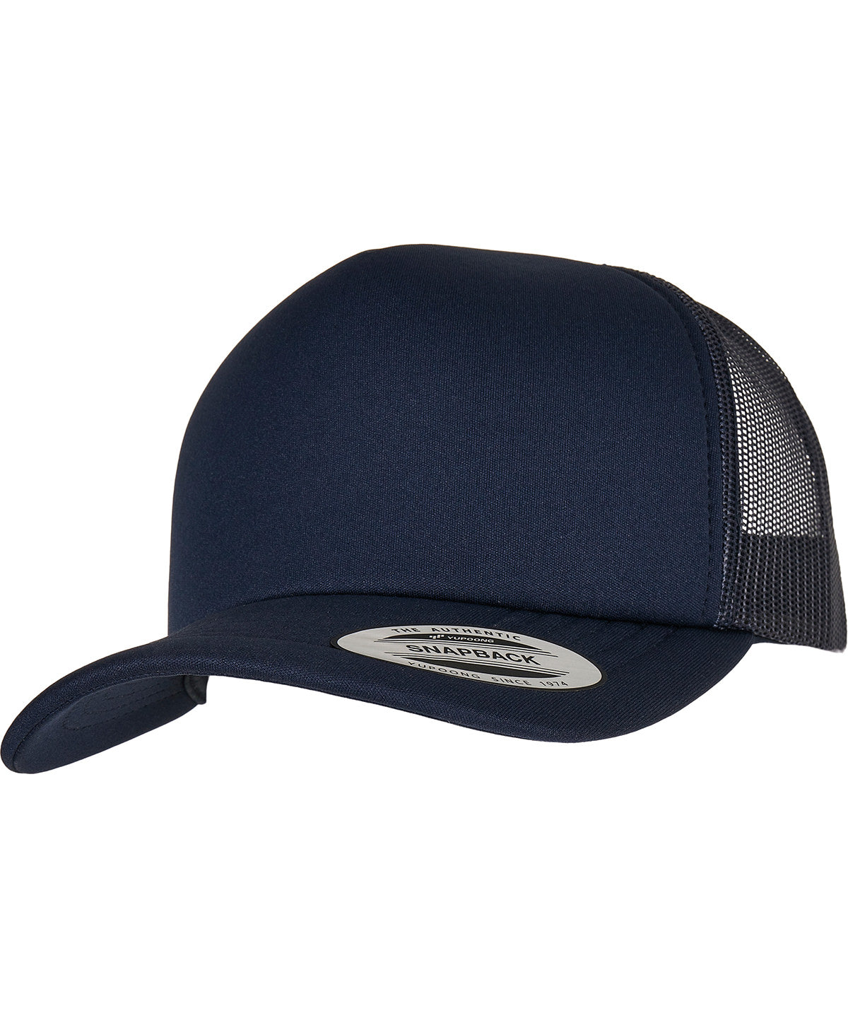 YP Classics® classic curved visor foam trucker cap (6320) — lifestyle